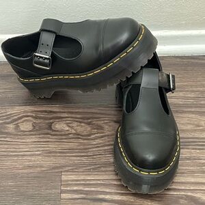 Dr Martens Bethan Leather Platform Mary Jane Shoes